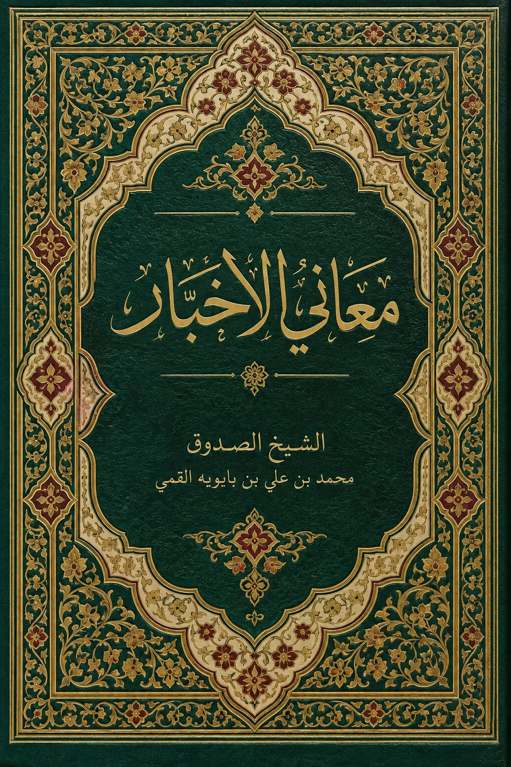 غلاف كتاب معاني الأخبار